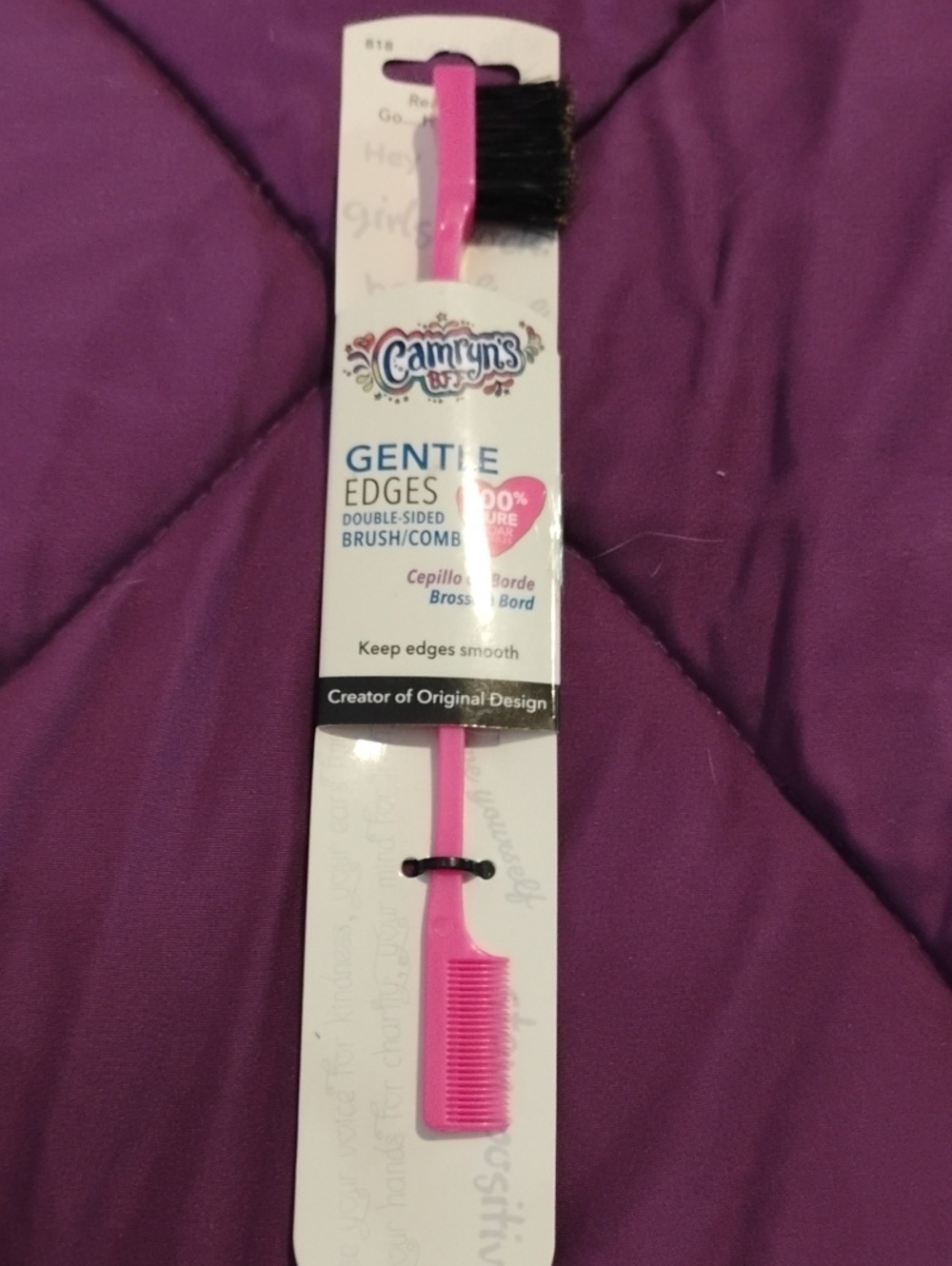 Camry's Gentle Edges Brush And Comb